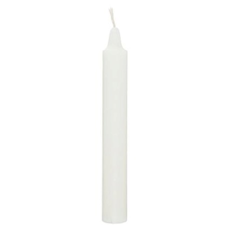 Свеча белая 17 х 1,5 см парафин