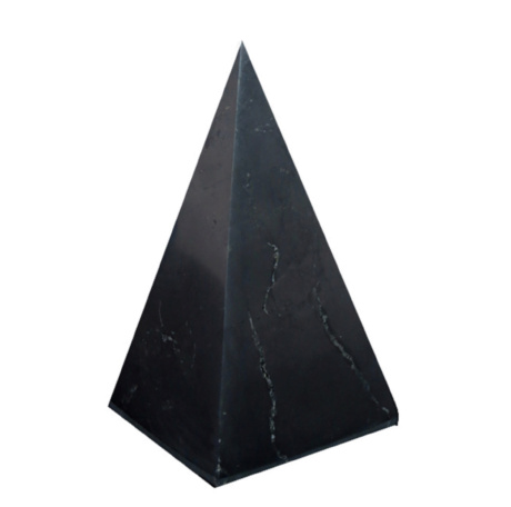 Пирамида из шунгита, полированная