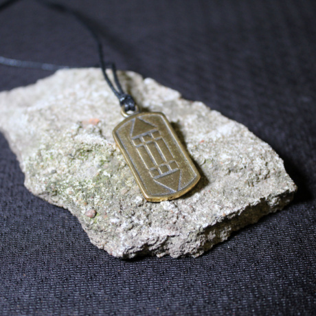 Амулет Знак Атлантов из бронзы